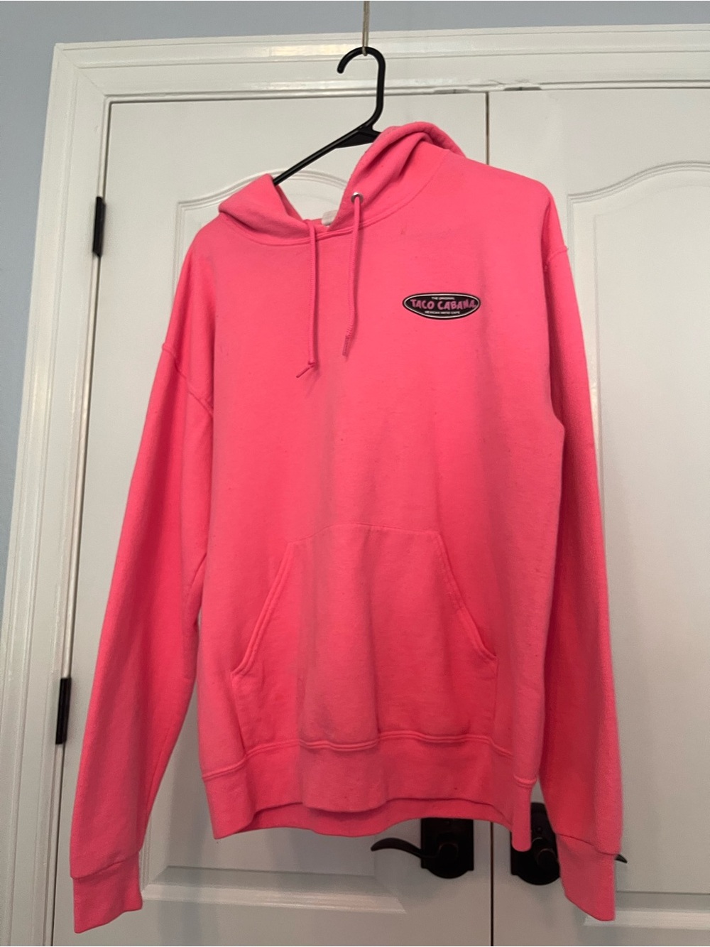 Taco Cabana Highlighter Pink Pullover Hoodie